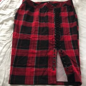Plaid skirt NWOT